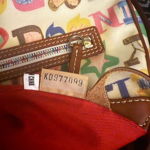 Dooney & Bourke Shoulder Bag w/ Rainbow Zipper - Picture 11 of 11